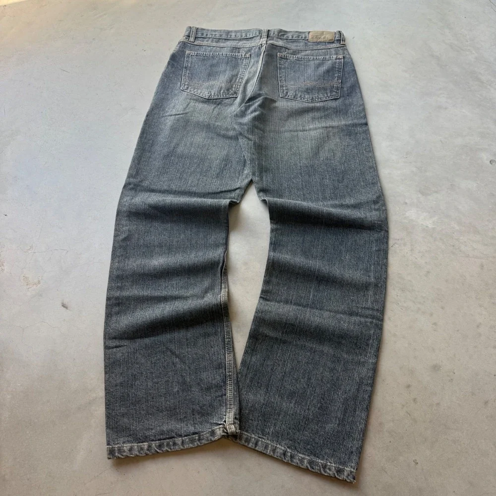 Wrangler Jeans Co Premium Relaxed Straight Jeans 33x32 Dark Wash 99VAWHH